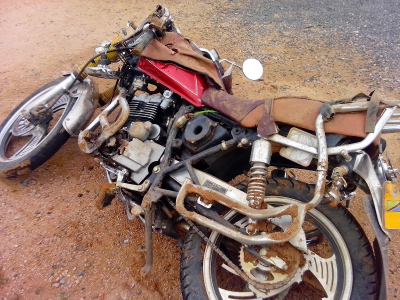 Bodaboda iliyogongwa na basi la mtei na kuua watoto